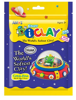 i clay amos חימר קל 50 גרם - סגול