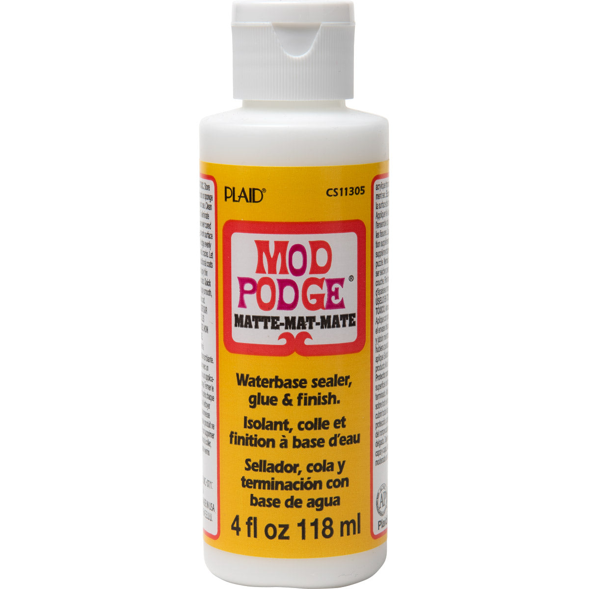 דבק מפיות מט מוד פודג' mod podge (דבק ,סילר ולכה) 118 מ"ל