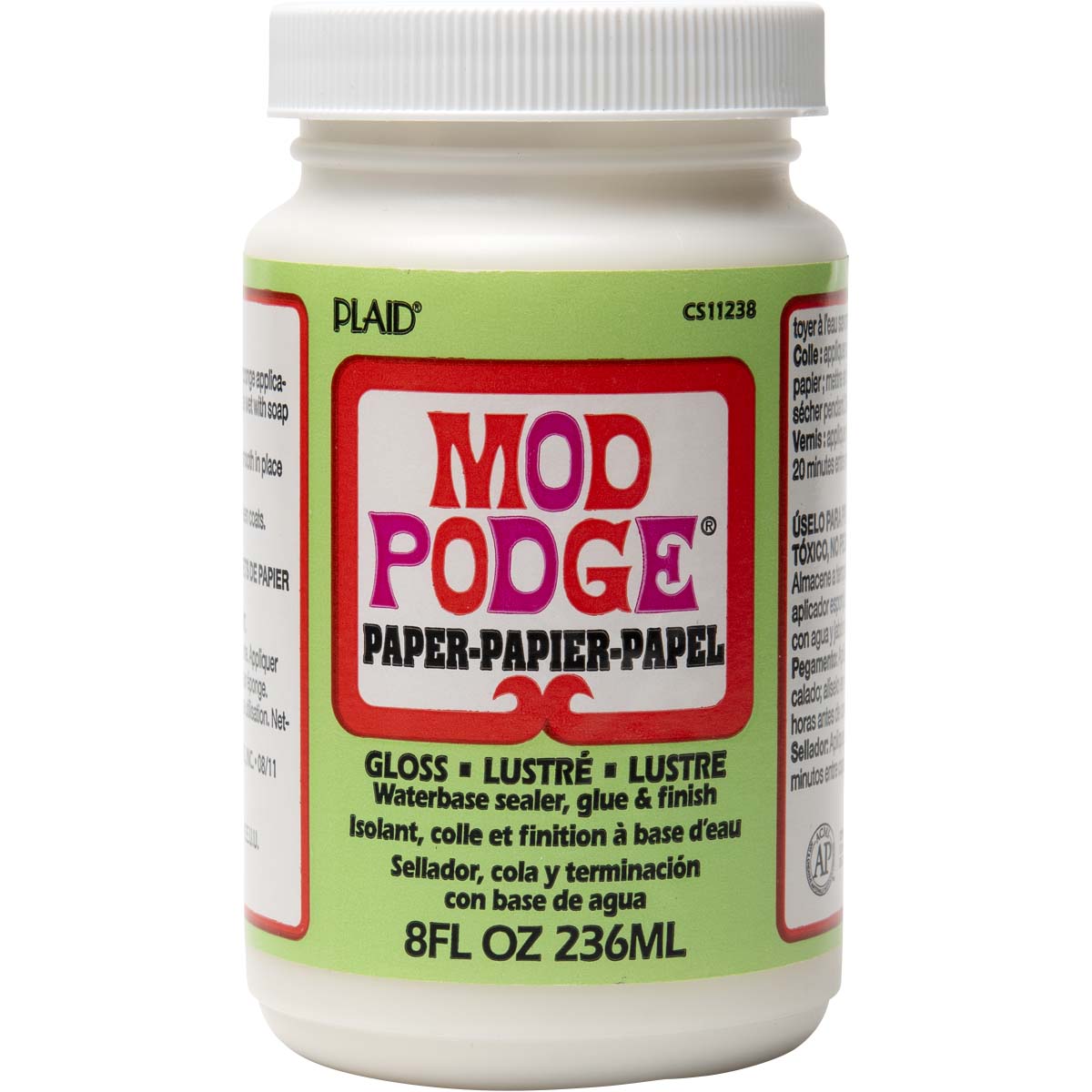 mod podge מוד פודג' דבק סילר ולכה. דבק מבריק לנייר.
