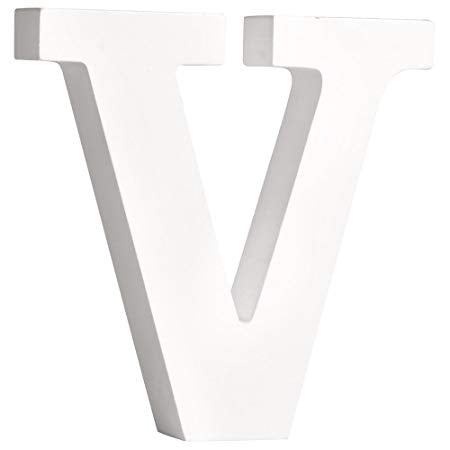 אות עומדת מעץ - V