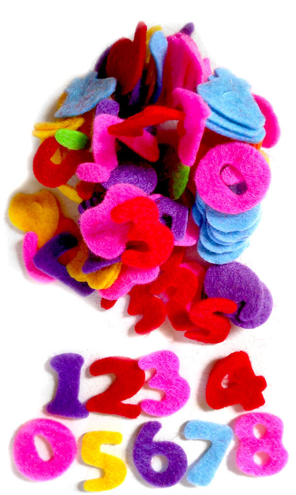 חיתוכי לבד 23 מ"מ ספרות
