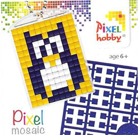 פיקסל הובי - מחזיק מפתחות ינשוף - Pixelhobby
