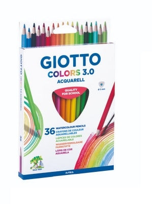 עפרונות אקוורל 36 יחידות GIOTTO