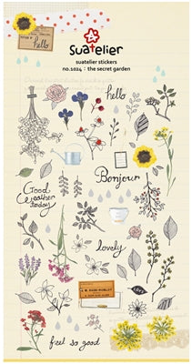 מדבקות the secret garden