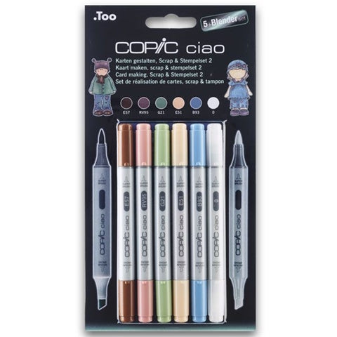 Copic Ciao
סט קופיק 5 טושים + בלנדר