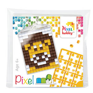 פיקסל הובי - מחזיק מפתחות אריה- Pixelhobby