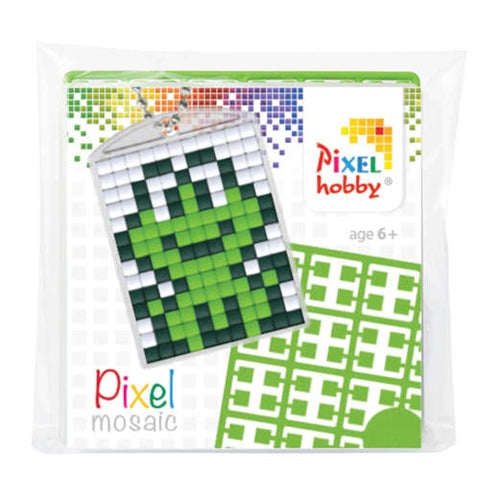 פיקסל הובי - מחזיק מפתחות צפרדע - Pixelhobby