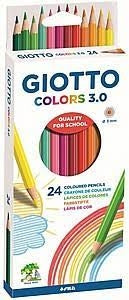 עפרונות צבעונים 24 יחידות 3.0 - GIOTTO