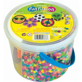 דלי חרוזי גיהוץ פרלר - מעורב גוונים