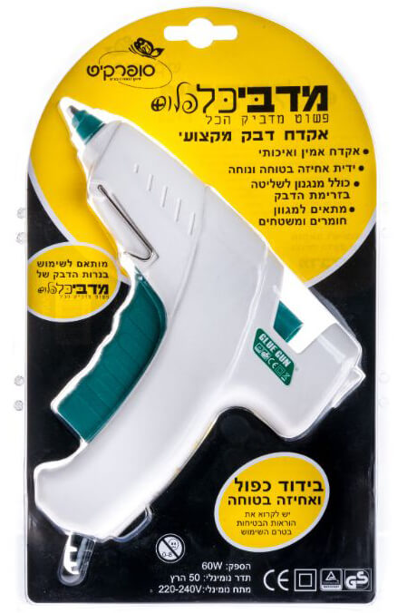אקדח דבק חם מקצועי W60