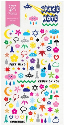 מדבקות space note