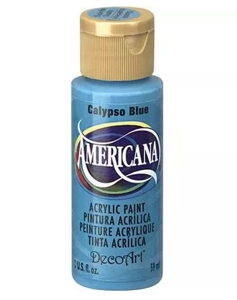 צבע אקריליק אמריקנה Calypso Blue DA234
