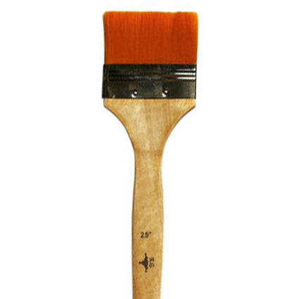 מברשת ג'ינג'ית רחבה רכה - 2.5"