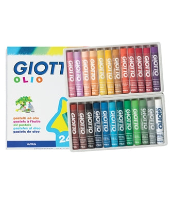צבעי שמן עבים 24 יחידות GIOTTO