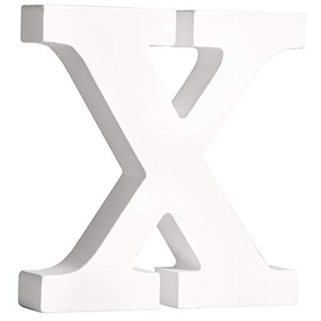 אות עומדת מעץ - X