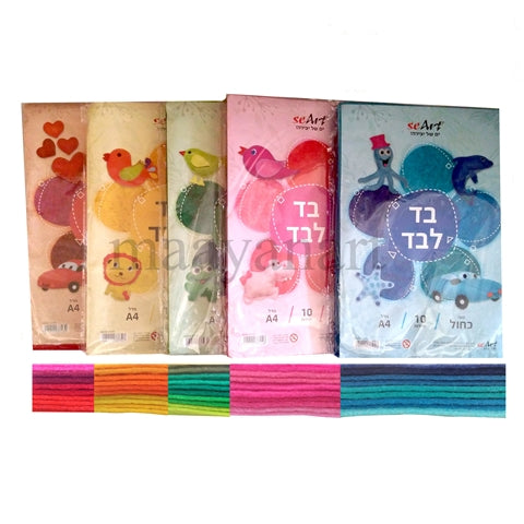 בד לבד סינטטי לפי גוונים A4