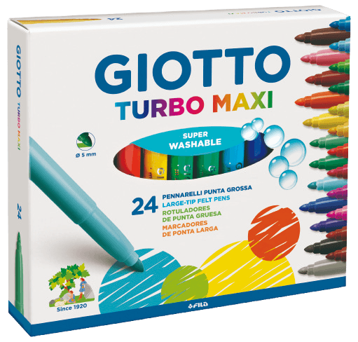 גיאוטו טורבו מקסי 24 טושים giotto