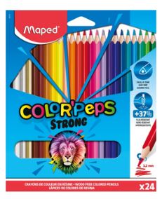 24 עפרונות צבעוניים Maped Color'peps strong