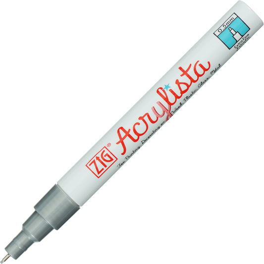 טוש זיג אקריליסטה 0.5 ZIG ACRYLISTA - כסף
