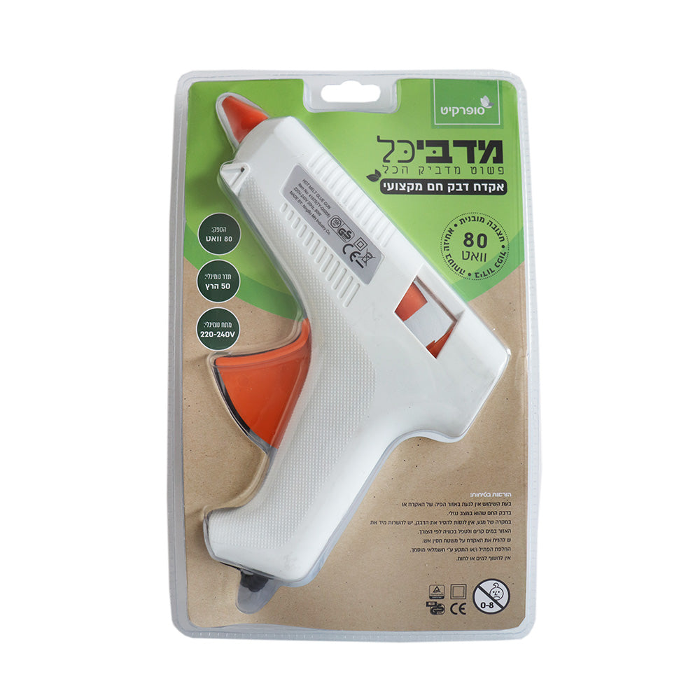 אקדח דבק חם מקצועי W80