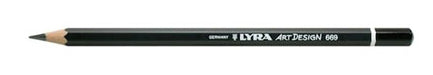 עפרונות גרפיט לשרטוט ורישום - LYRA REMBRANDT ART DESIGN - 6B