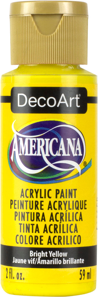 צבע אקריליק אמריקנה Bright Yellow DA227