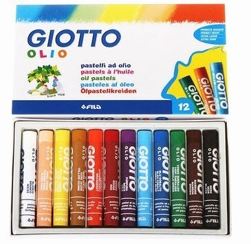 צבעי שמן עבים 12 יחידות GIOTTO
