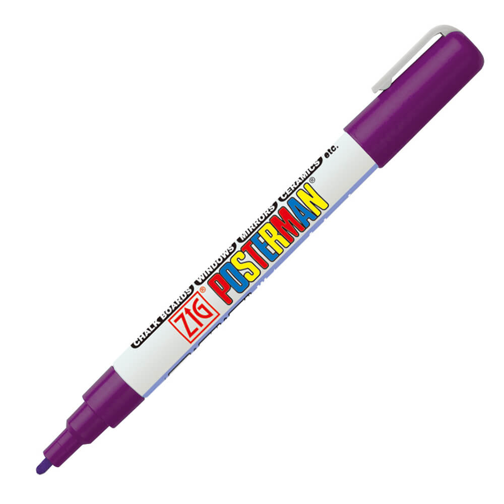 טוש פוסטרמן Fine ראש עגול 1 מ"מ זיג ZIG - סגול