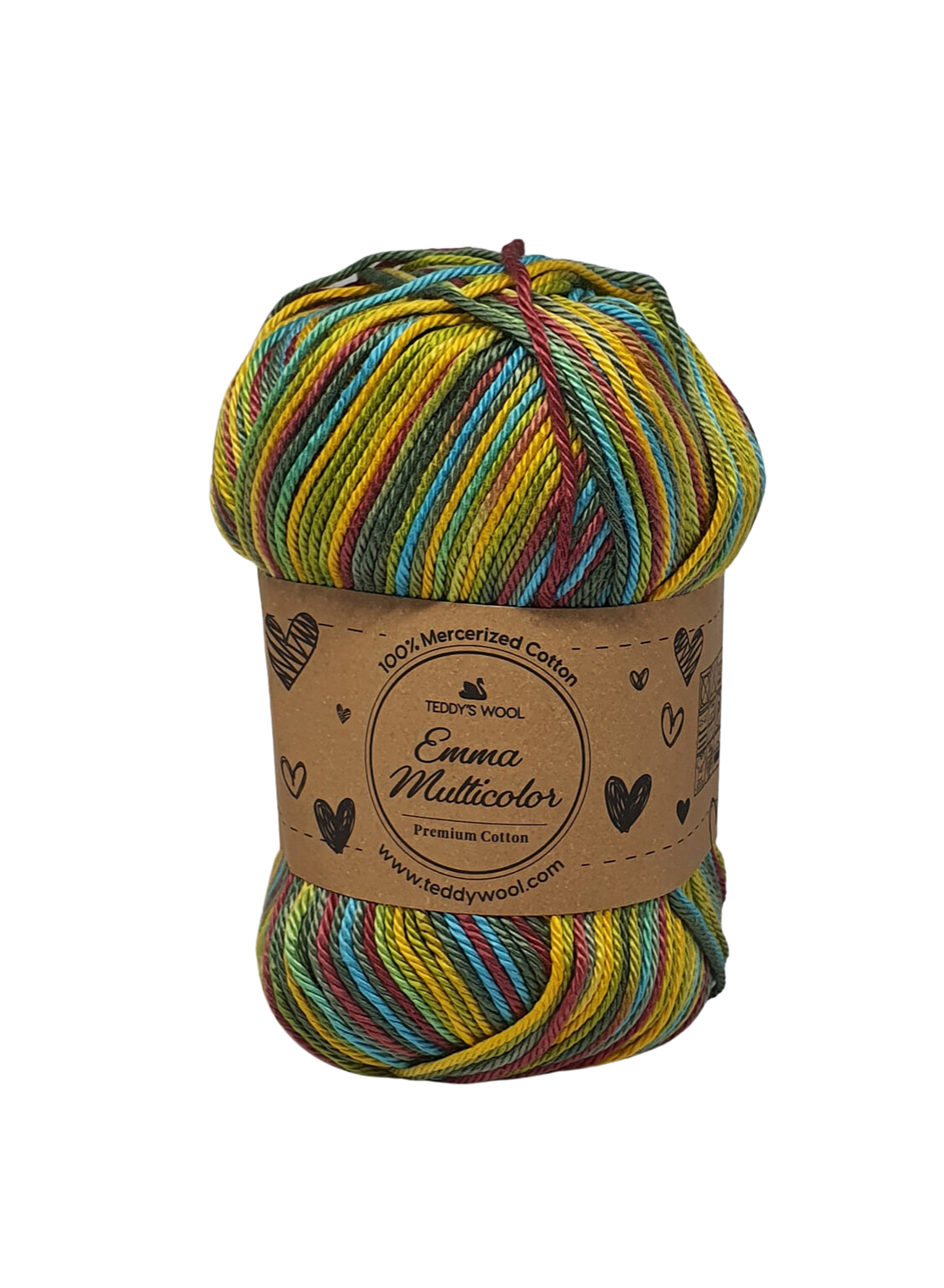 325 צבעי קשת - Emma Cotton multicolor