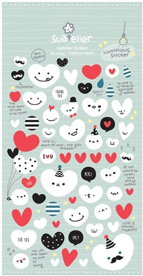 מדבקות BALLON HEART