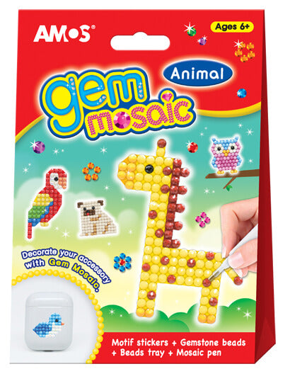 אמוס קיט הכנת מדבקות משובצות - חיות