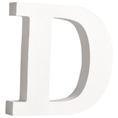 אות עומדת מעץ - D