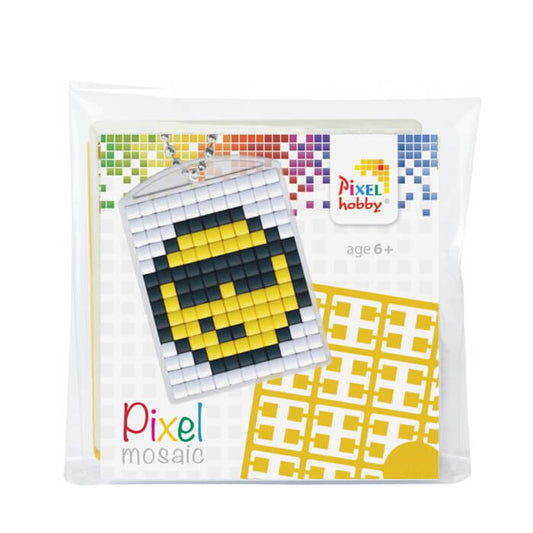 פיקסל הובי - מחזיק מפתחות סמיילי - Pixelhobby