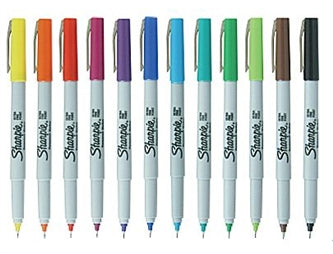 סט 12 טושים קבועים של Sharpie שרפי - אולטרה פיין