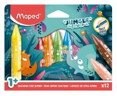 גירי שעווה ג'מבו ג'ונגל לגיל הרך 12 Maped