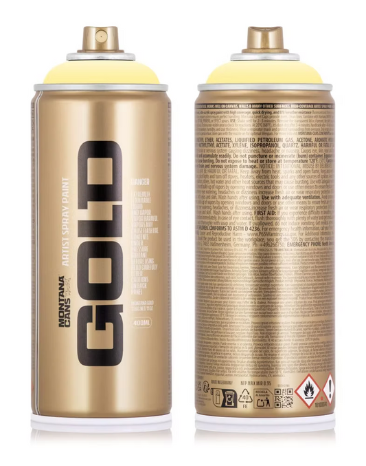 ספריי צבע Montana GOLD 400 מ"ל - G1000 Vanilla (וניל)