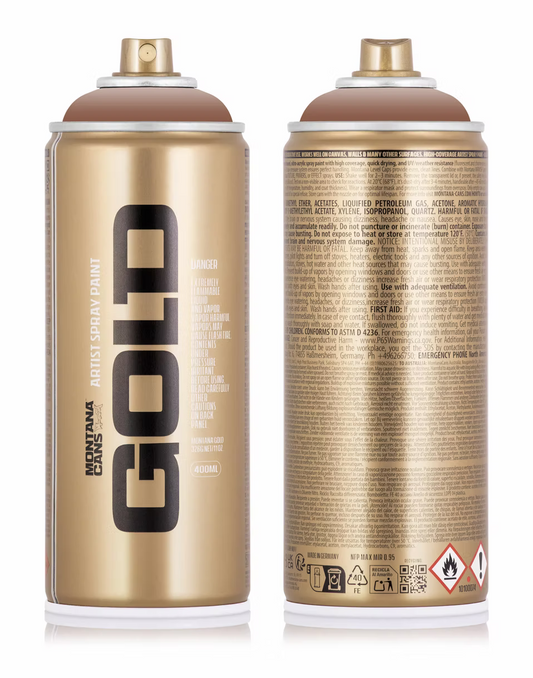 ספריי צבע Montana GOLD 400 מ"ל - G1450 Hot Chocolate (שוקו חם)