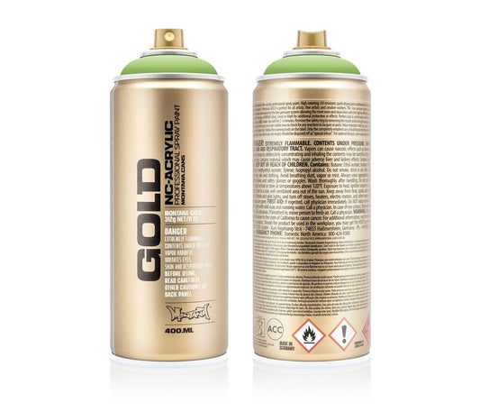 ספריי צבע Montana GOLD 400 מ"ל - G6020 Apple Green (ירוק תפוח)