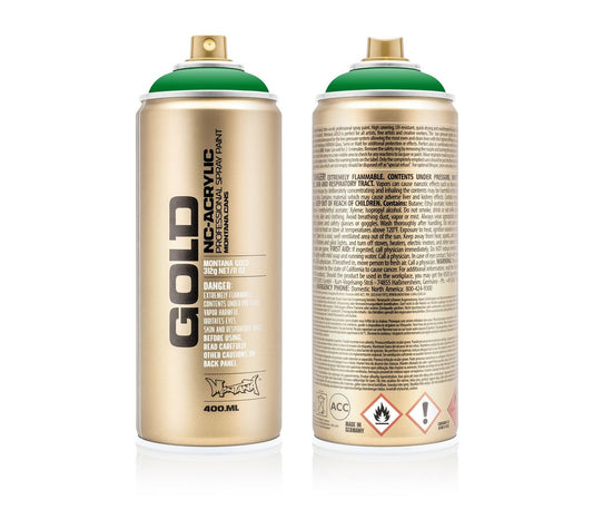 ספריי צבע Montana GOLD 400 מ"ל - G6050 Greenery (ירקות)
