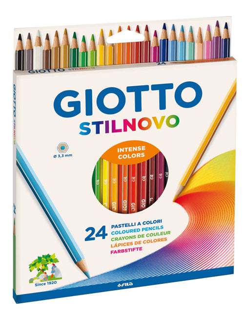 24  עפרונות צבעוניים | GIOTTO STILNOVO