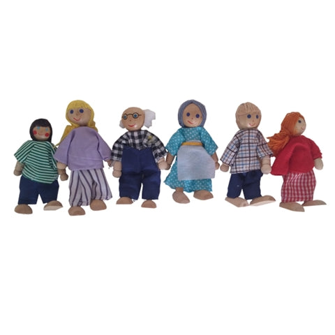 6 בובות קטנות - משפחה