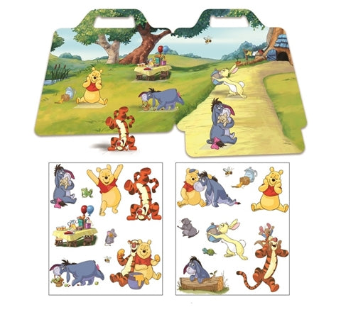 קיט מדבקות דיסני תלת מימד - פו הדב