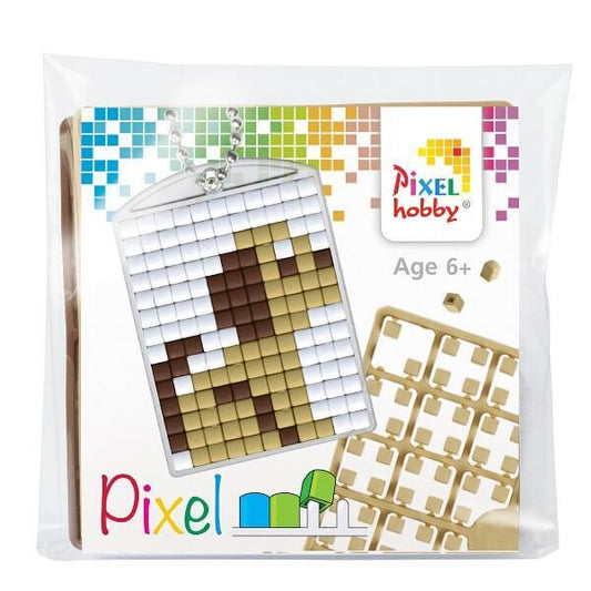 פיקסל הובי - מחזיק מפתחות כלבלב חדש - Pixelhobby