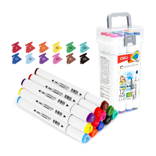 סט 12 |  Sketch Marker Deli