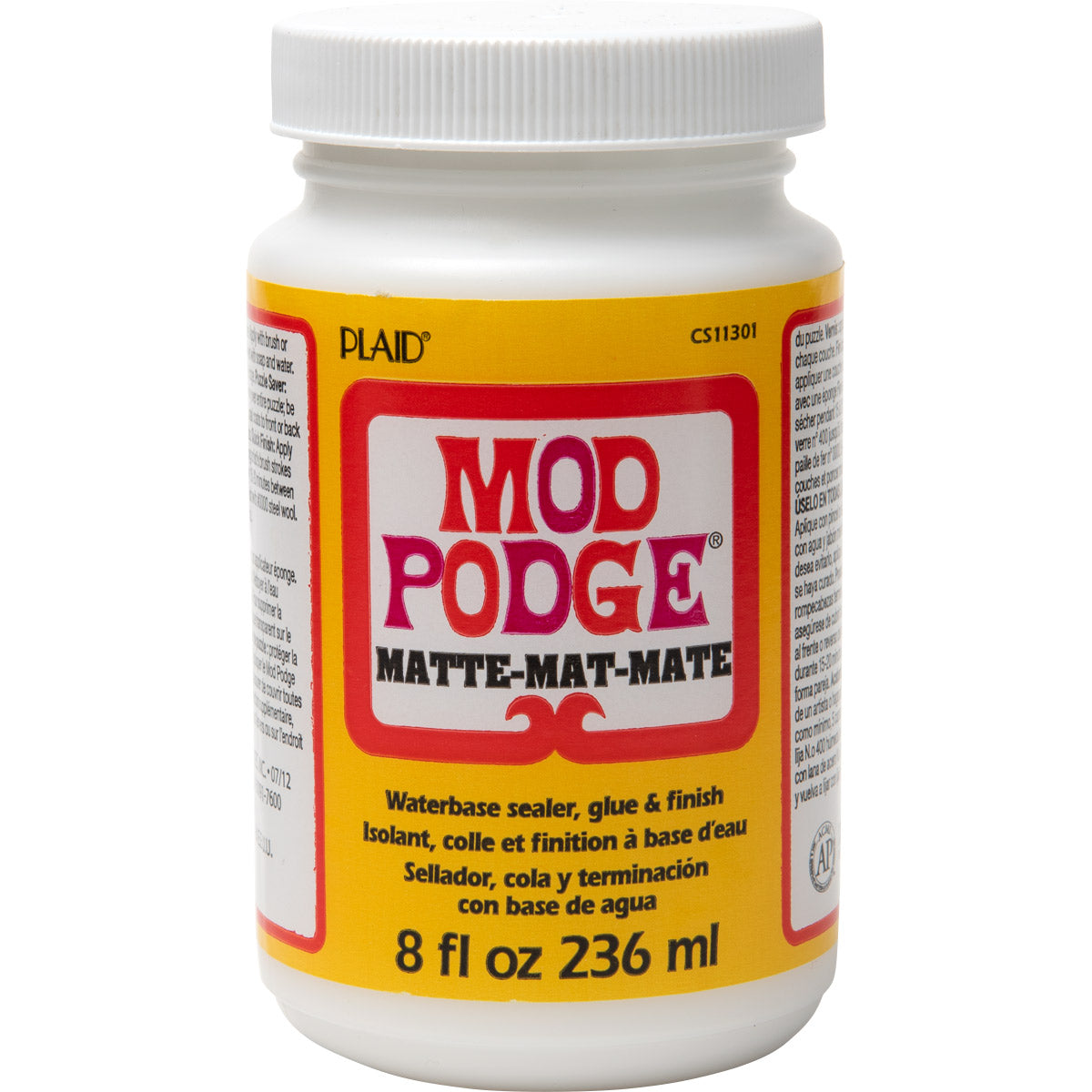 דבק מפיות מט מוד פודג' mod podge (דבק ,סילר ולכה) 236 מ"ל
