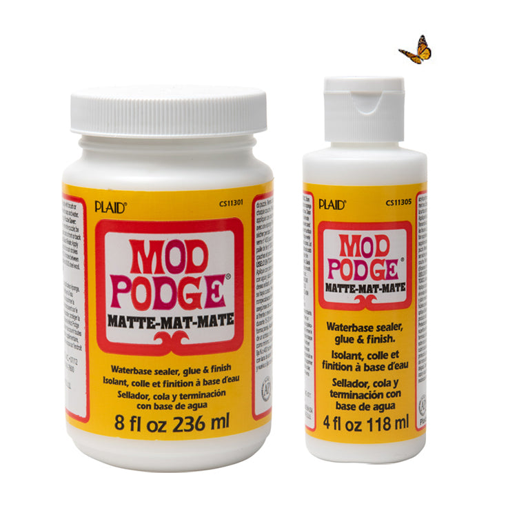 דבק מפיות מט מוד פודג' mod podge (דבק ,סילר ולכה)