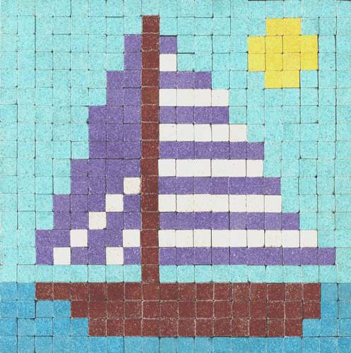 ערכת יצירה MINI mosaikid's פסיפס - מפרשית