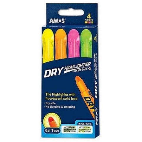 סט 4 מדגישים זוהרים יבשים