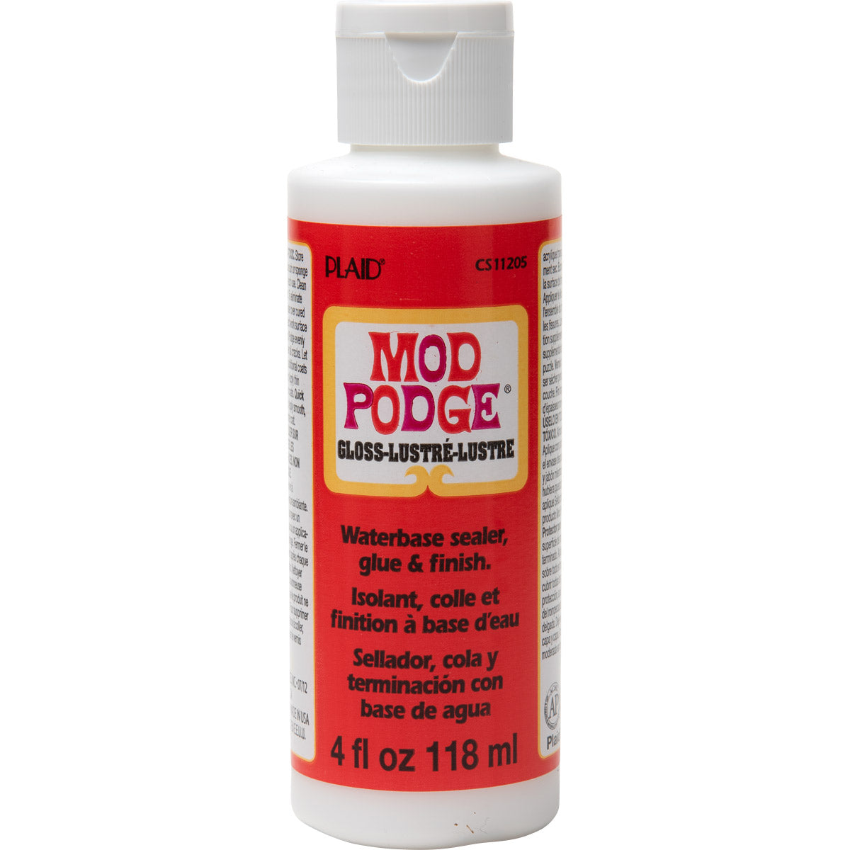 דבק מפיות ***מבריק*** מוד פודג' mod podge (דבק ,סילר ולכה) 118 מ"ל