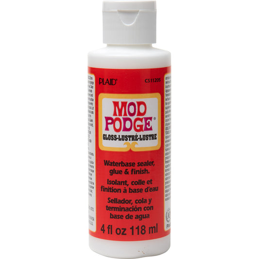 דבק מפיות ***מבריק*** מוד פודג' mod podge (דבק ,סילר ולכה) 118 מ"ל
